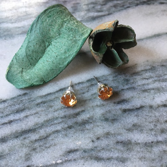 🎈🎈🎈jewelry bundle lot  NWOT orange glass Peruvian ring orange post earrings - Picture 9 of 10